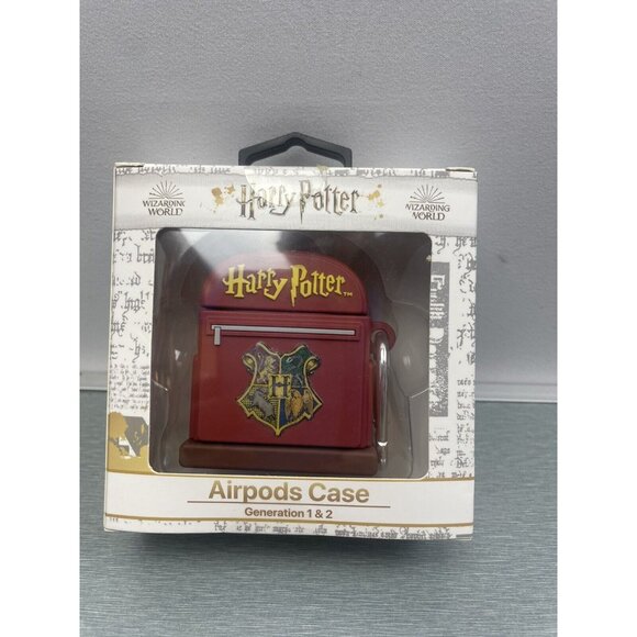 HARRY POTTER  Hogwarts Crest Backpack AirPod Case Gen 1 & 2 - Picture 7 of 10